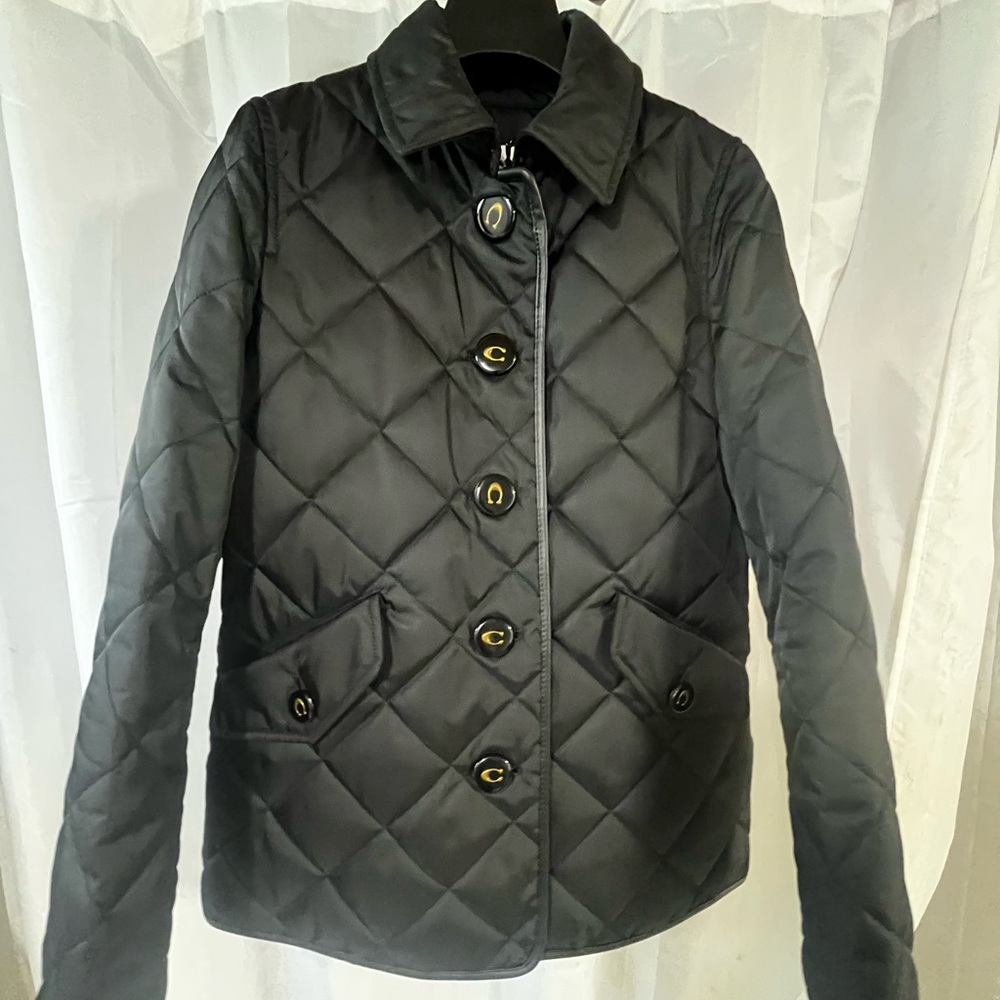 Coach quilted jacket NWOT